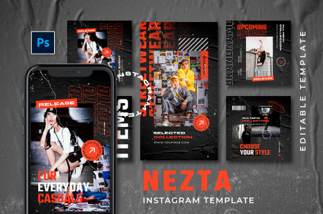 Nezta Instagram Template