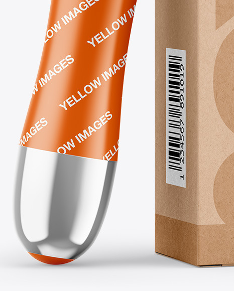 Kraft Box w  Vibrator Mockup PSD #1