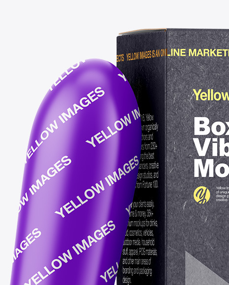 Kraft Box w  Vibrator Mockup PSD #7