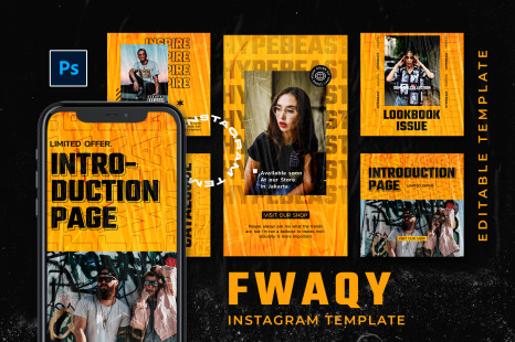 Fwaqy Instagram Template