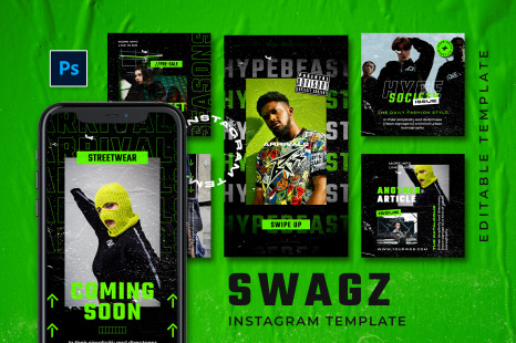 Swaqz Instagram Template
