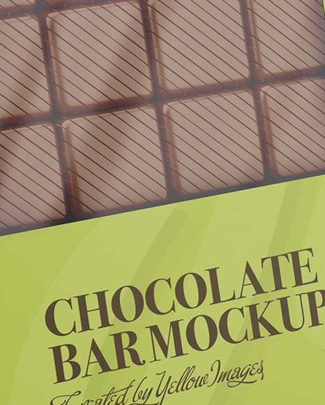 Two Chocolate Bars Mockup PSD #2
