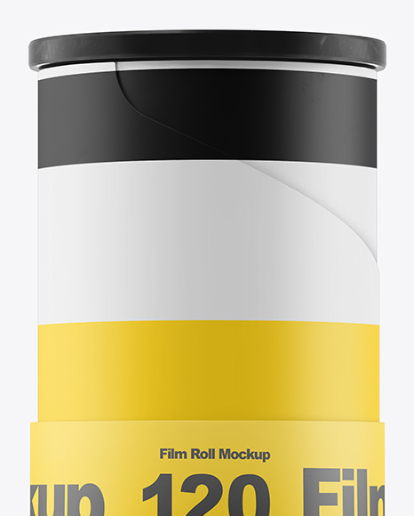 120 Film Roll Mockup PSD #2