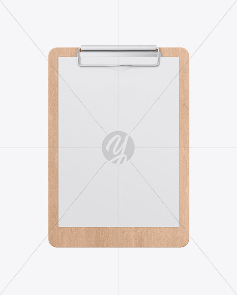 Free Wooden Clipboard W/ A4 Paper Mockup PSD Mockups