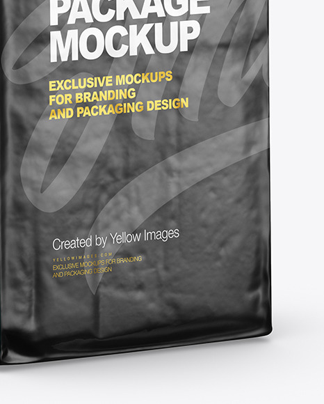 Matte Coffee Bag Package Mockup PSD #5
