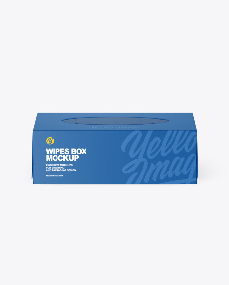 Glossy Box w  Wipes Mockup PSD #2