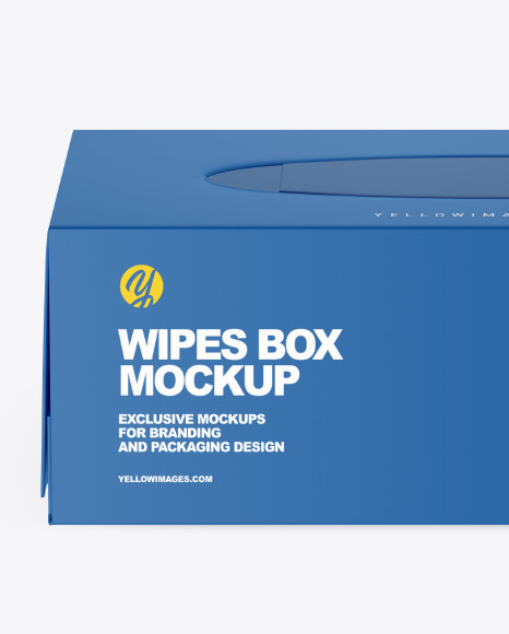 Glossy Box w  Wipes Mockup PSD #3