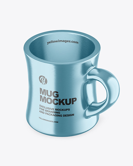 Metallic Mug Mockup