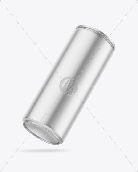 Free Metallic Drink Can Mockup PSD Mockups