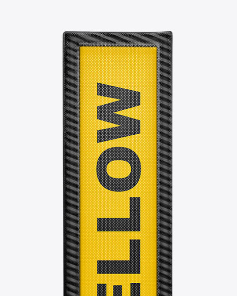 Cloth Keychain Mockup PSD #2