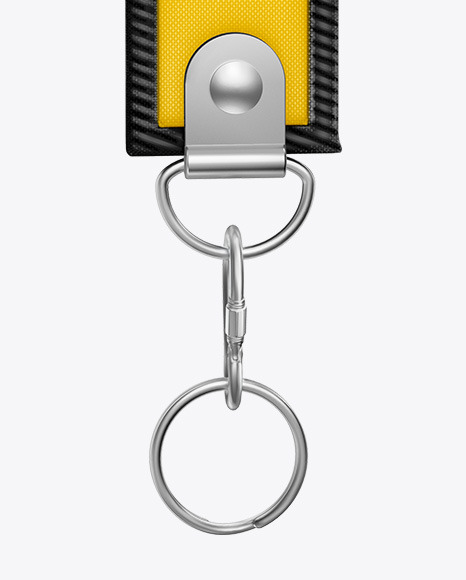 Cloth Keychain Mockup PSD #1