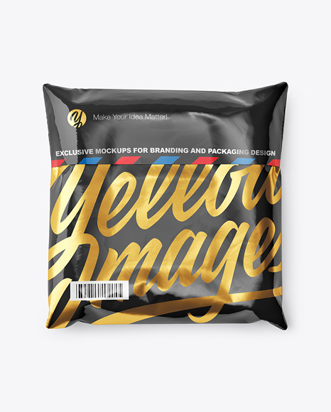 Glossy Mailing Bag Mockup PSD #2