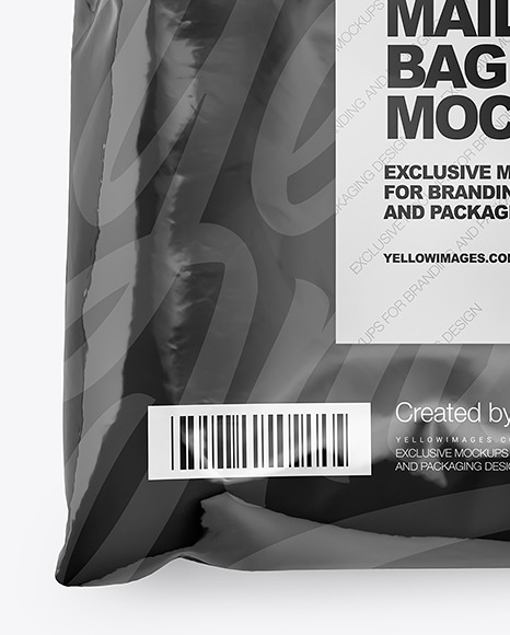 Glossy Mailing Bag Mockup PSD #7