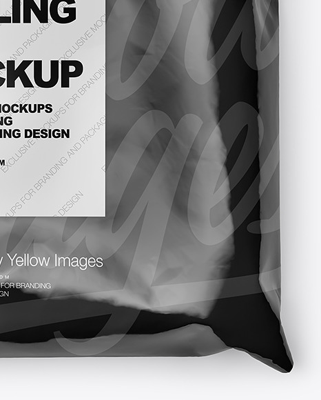 Glossy Mailing Bag Mockup PSD #5