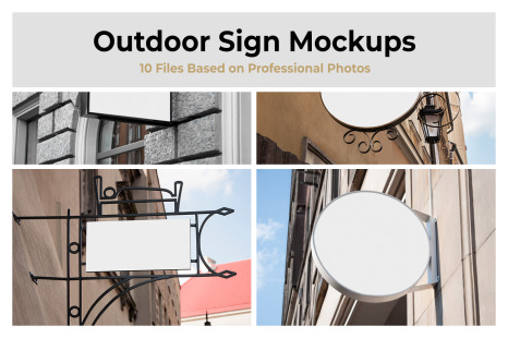 Outdoor Sign Mockups