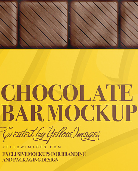 Chocolate Bar Mockup PSD #4