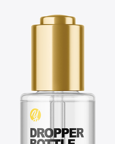 Glass Dropper Bottle Mockup PSD #1