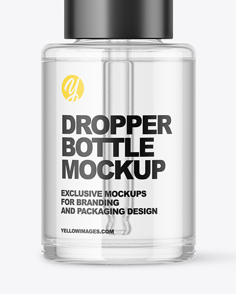 Glass Dropper Bottle Mockup PSD #7