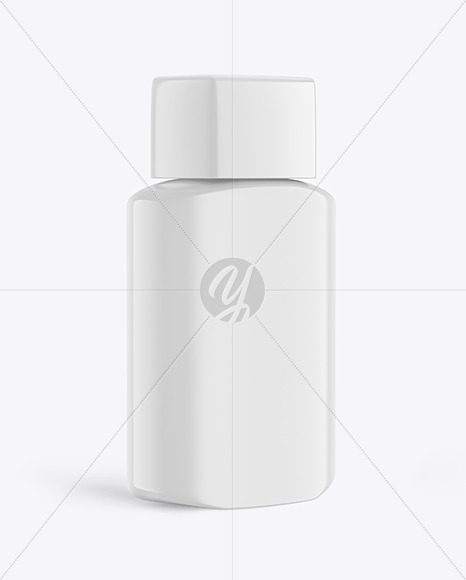 Free Glossy Cosmetic Bottle Mockup PSD Mockups