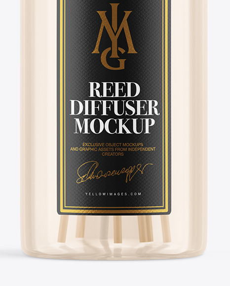 Clear Diffuser Bottle Mockup PSD #7