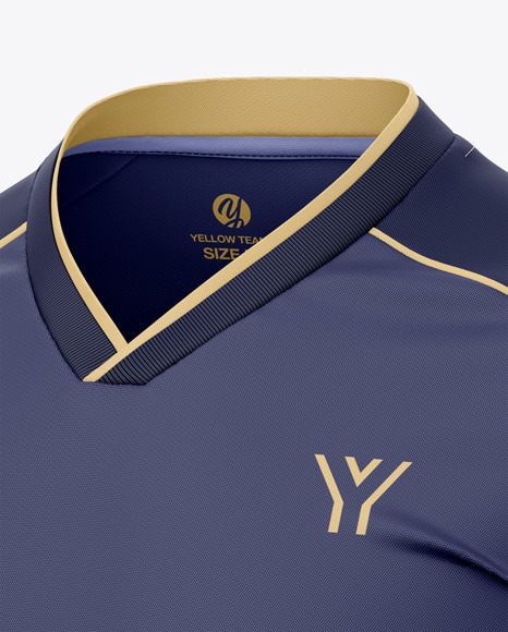V Neck Soccer Jersey PSD #1