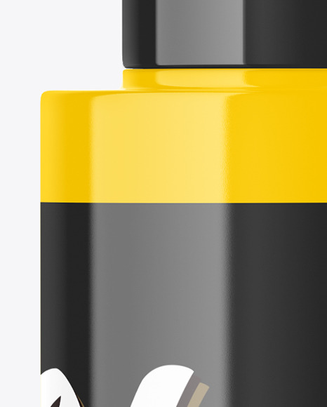 Glossy Plastic Bottle Mockup PSD #1