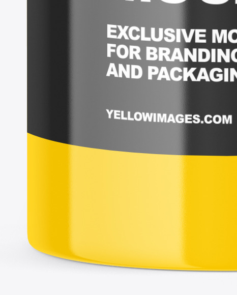 Glossy Plastic Bottle Mockup PSD #7