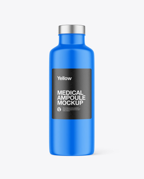 Matte Medical Ampoule Mockup