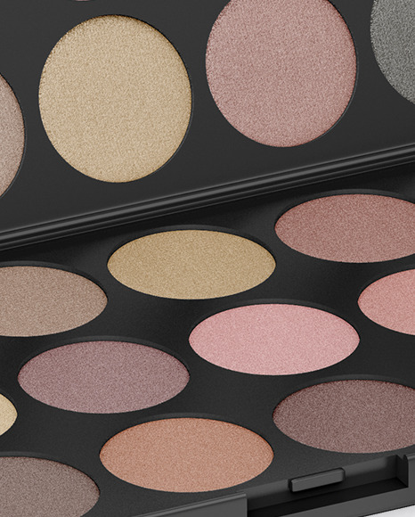 Eyeshadow with Kraft Paper Box Mockup PSD #3