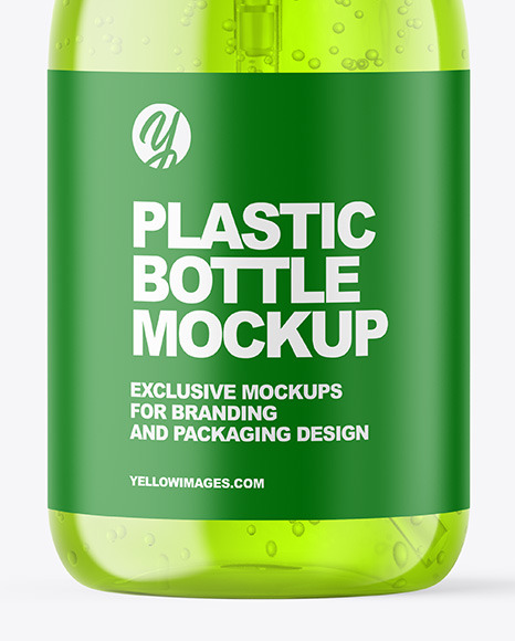 Color Liquid Cosmetic Bottle with Pump Mockup PSD #5