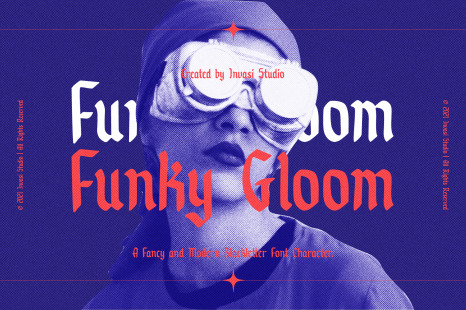 Funky Gloom - Fancy Blackletter