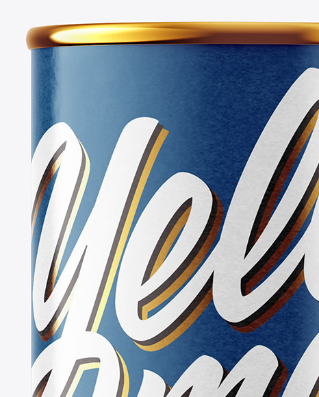 Glossy Paper Tube Mockup PSD #7