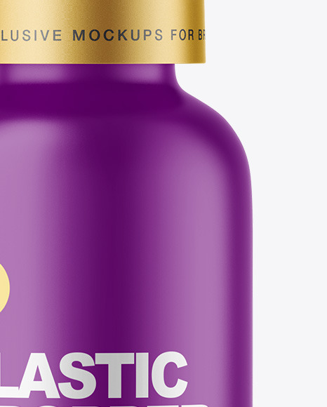 Matte Plastic Dropper Bottle Mockup PSD #1