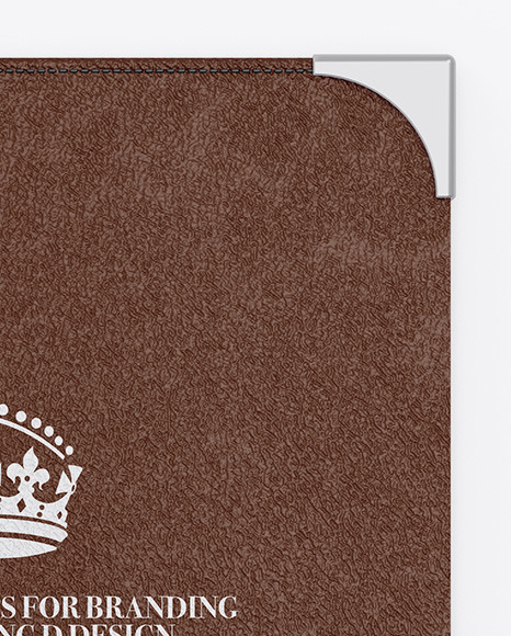 Leather Cover Mockup PSD #1
