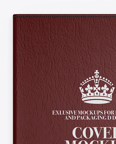 Leather Cover Mockup PSD #2