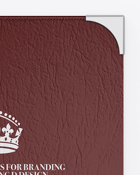 Leather Cover Mockup PSD #1