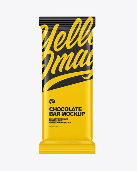 Matte Chocolate Bar Mockup