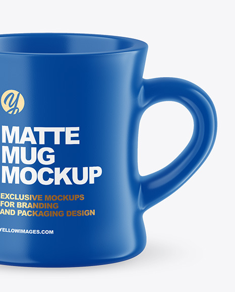 Two Matte Mugs Mockup PSD #1