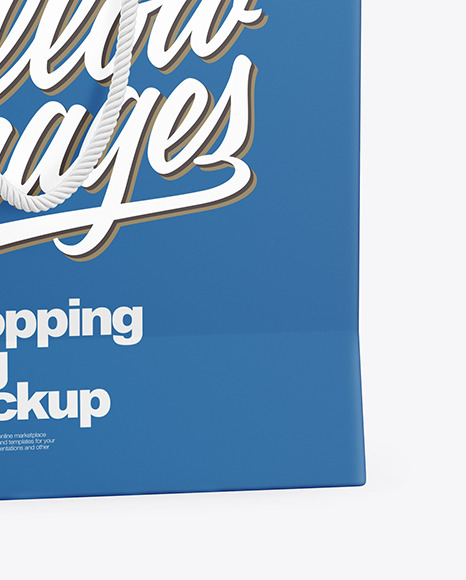 Matte Shopping Bag Mockup PSD #1