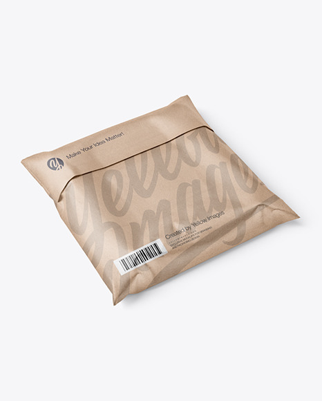 Kraft Paper Mailing Bag Mockup PSD #2