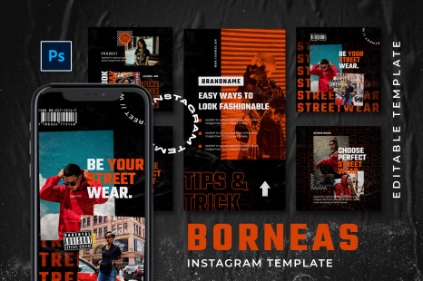 Borneas Instagram Template