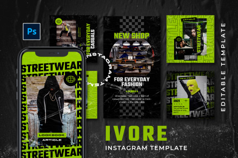 Ivore Instagram Template