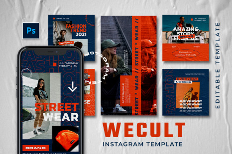 Wecult Instagram Template
