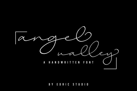 Angel Valley Signature Font