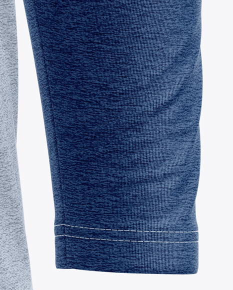 Heather Raglan Long Sleeve T Shirt PSD #5