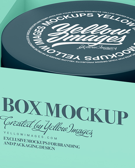 Cosmetic Jar In Box Mockup PSD #3