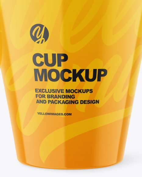 Glossy Cup Mockup PSD #4