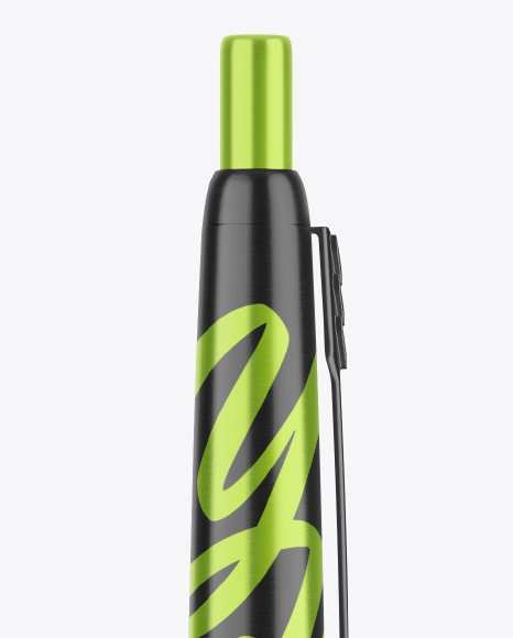 Metallic Pen Mockup PSD #2