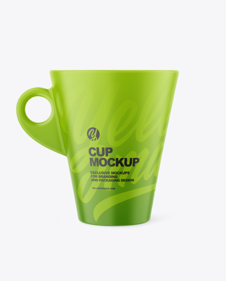 Matte Cup Mockup PSD #2