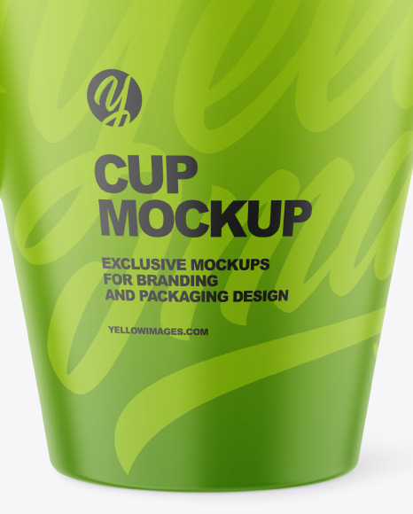 Matte Cup Mockup PSD #4